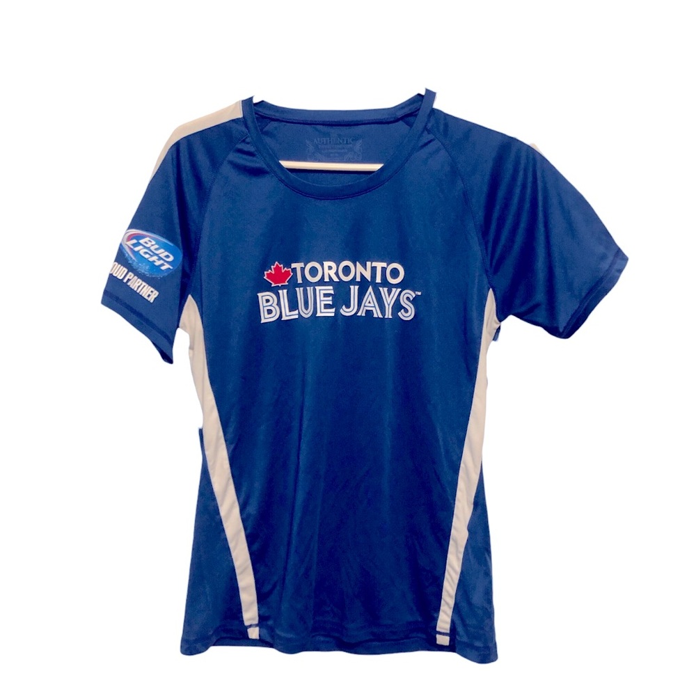 Toronto blue jays womanʻs fan jersey top